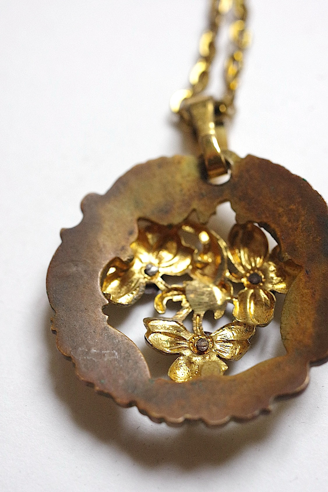 アンティークアクセサリー　antique pendentif　ペンダント　4 .FR a l'epoque