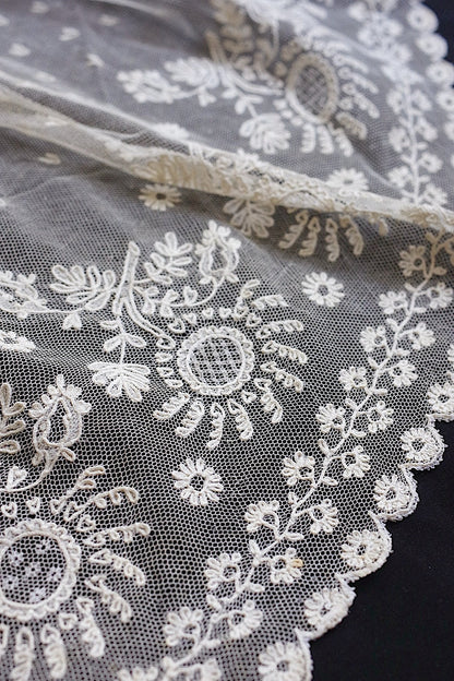 アンティークレース　dentelle antiqueベール .FR a l'epoque