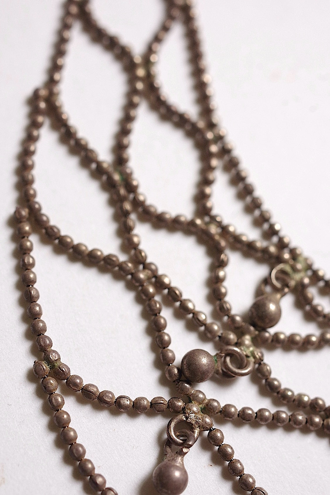 アンティークアクセサリー　collier antique アンティークチェーンネックレス .FR a l'epoque