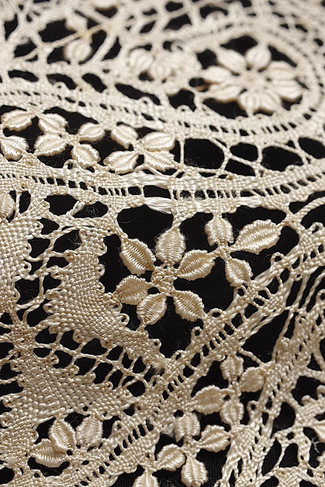 アンティークレース　dentelle antique lace マルタレース par 2m .FR a l'epoque