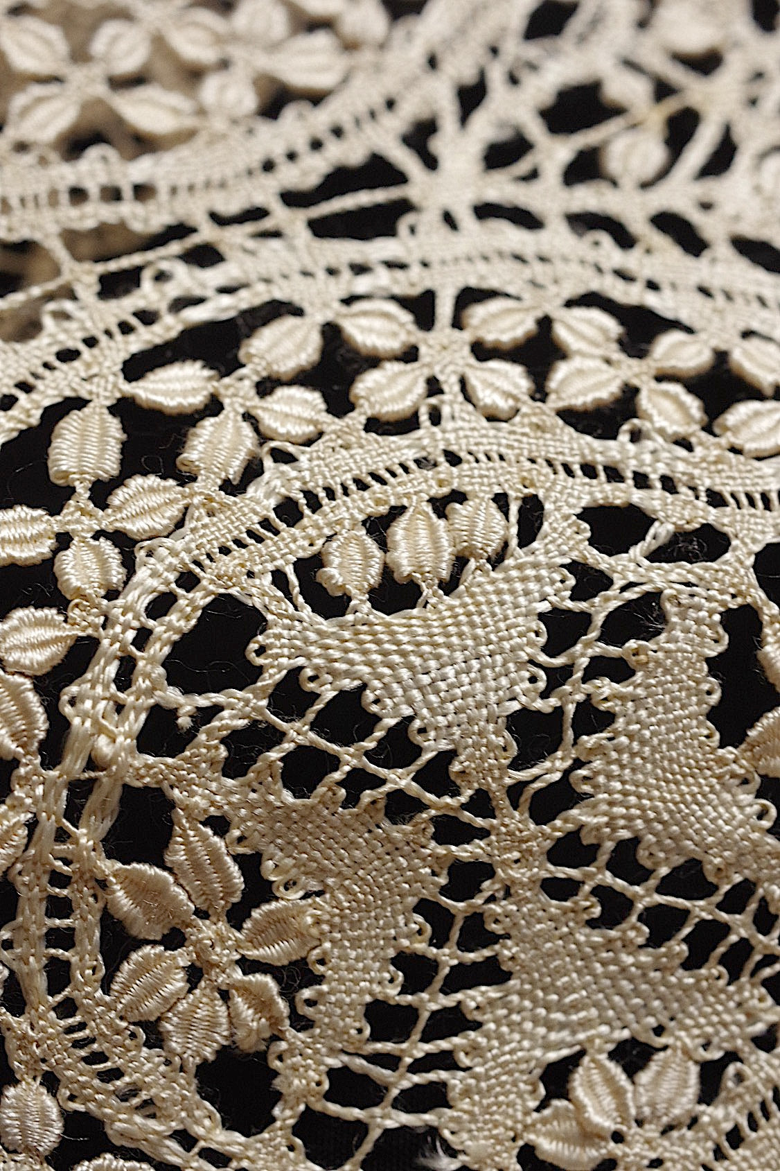 アンティークレース　dentelle antique lace マルタレース par 2m .FR a l'epoque