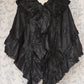 アンティークケープ　vêtement antique cape noir .FR a l'epoque