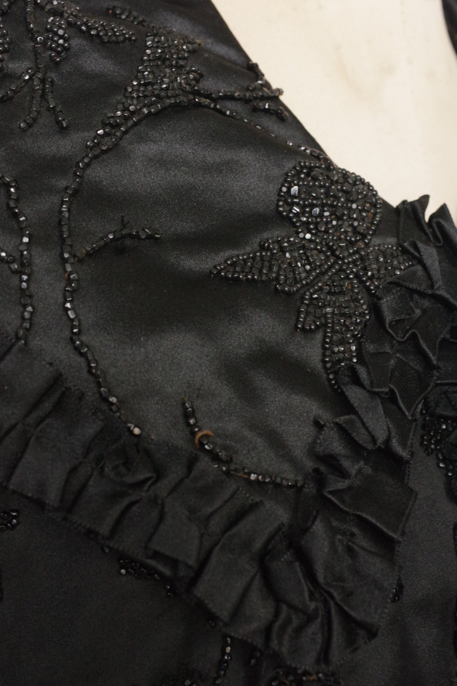 アンティークケープ　vêtement antique cape noir .FR a l'epoque