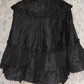 アンティークケープ　vêtement antique cape noir .FR a l'epoque