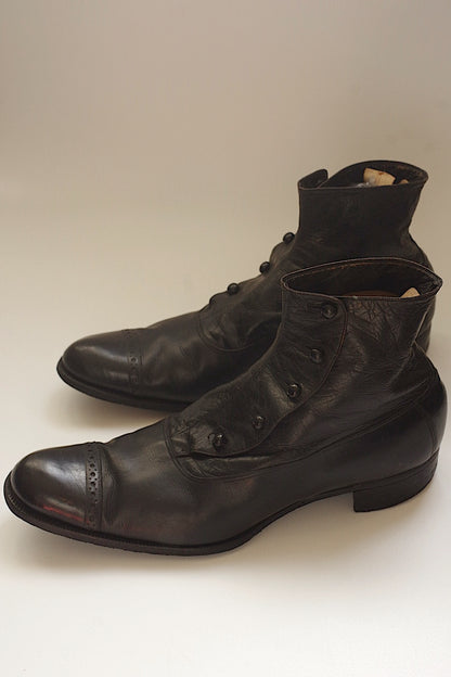 アンティークメンズブーツ　bottines antique .FR a l'epoque