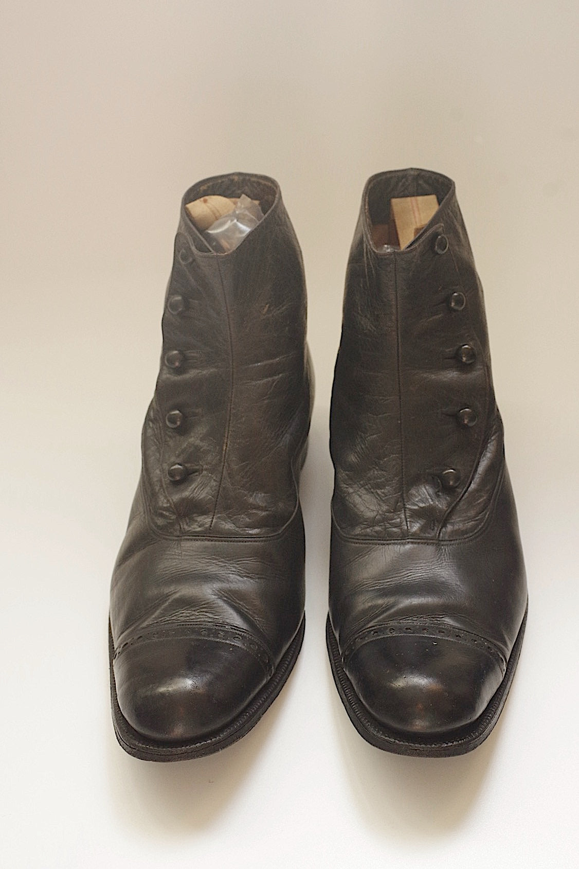 アンティークメンズブーツ　bottines antique .FR a l'epoque