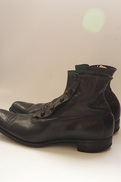 アンティークメンズブーツ　bottines antique .FR a l'epoque