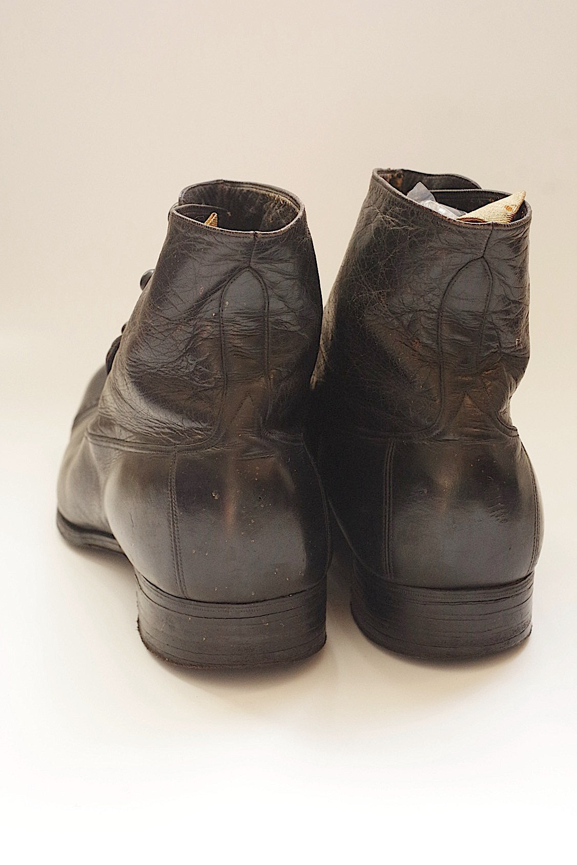 アンティークメンズブーツ　bottines antique .FR a l'epoque