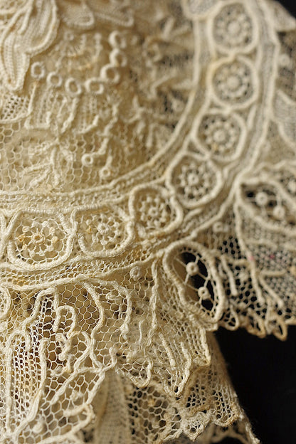 アンティークレース　antique dentelle ニードルブリュクセル　60cm .FR a l'epoque