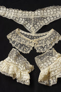 アンティークレース　antique dentelle ハギレlot　素材用 .FR a l'epoque