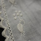 アンティークレース　antique dentelle 刺繍　小さなショール襟 .FR a l'epoque