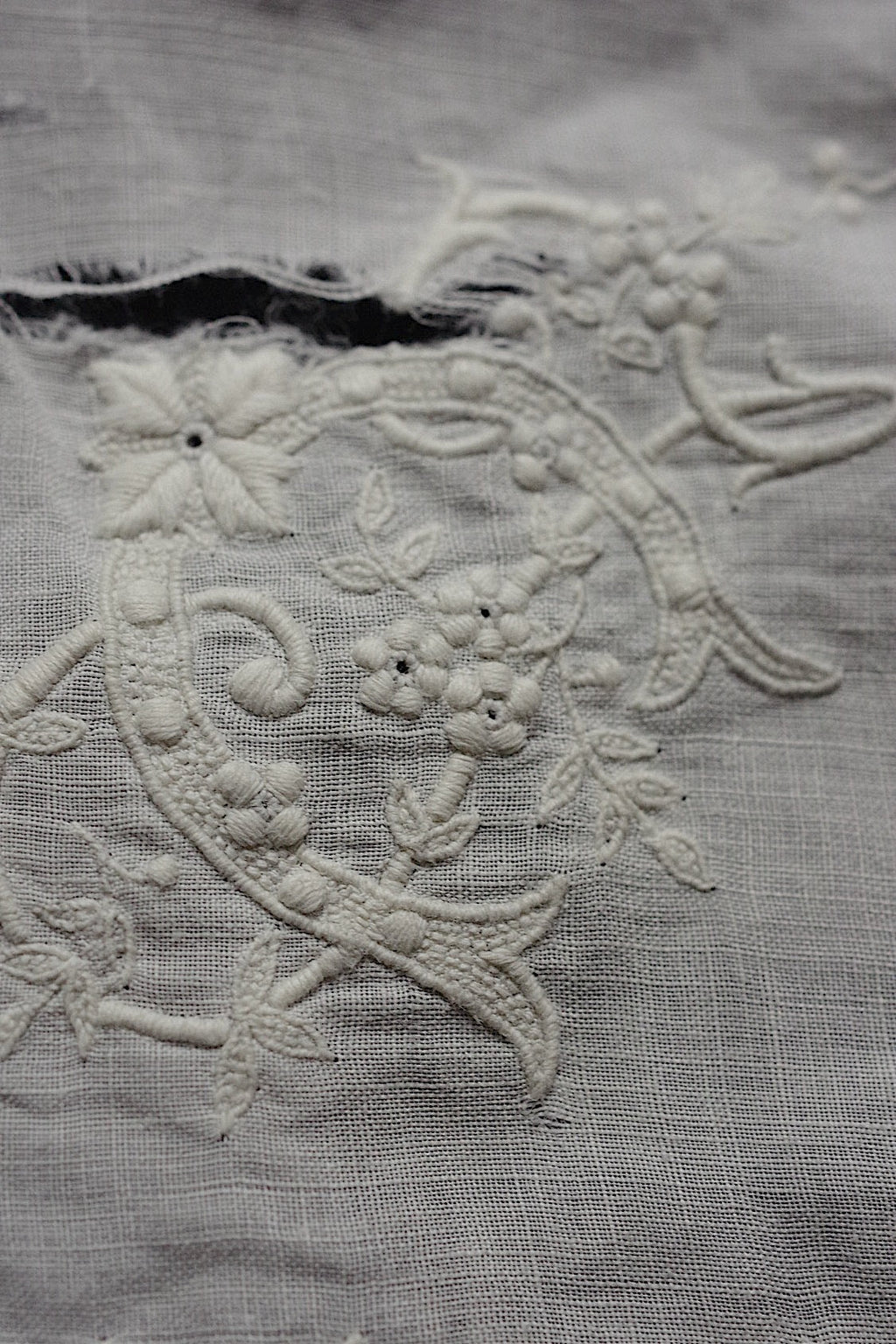 アンティークレース　antique dentelle ハンカチlot .FR a l'epoque