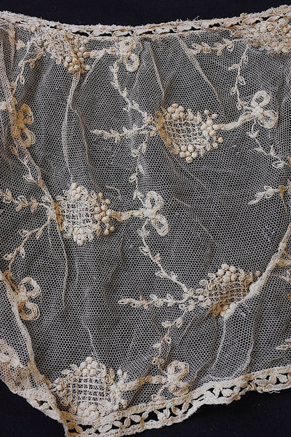 アンティークレース　antique dentelle 280cm .FR a l'epoque