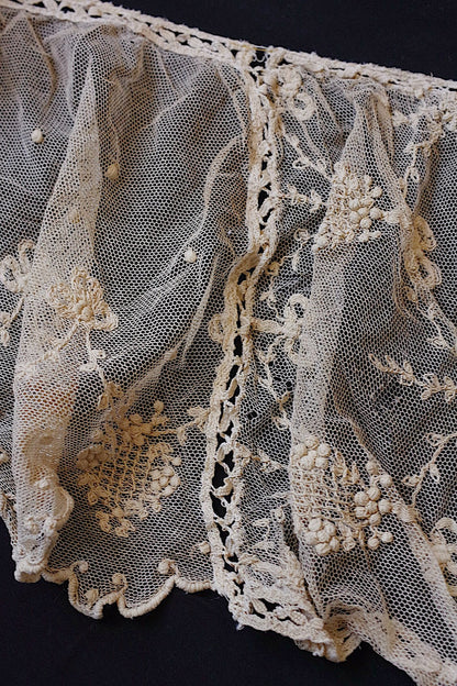 アンティークレース　antique dentelle 280cm .FR a l'epoque