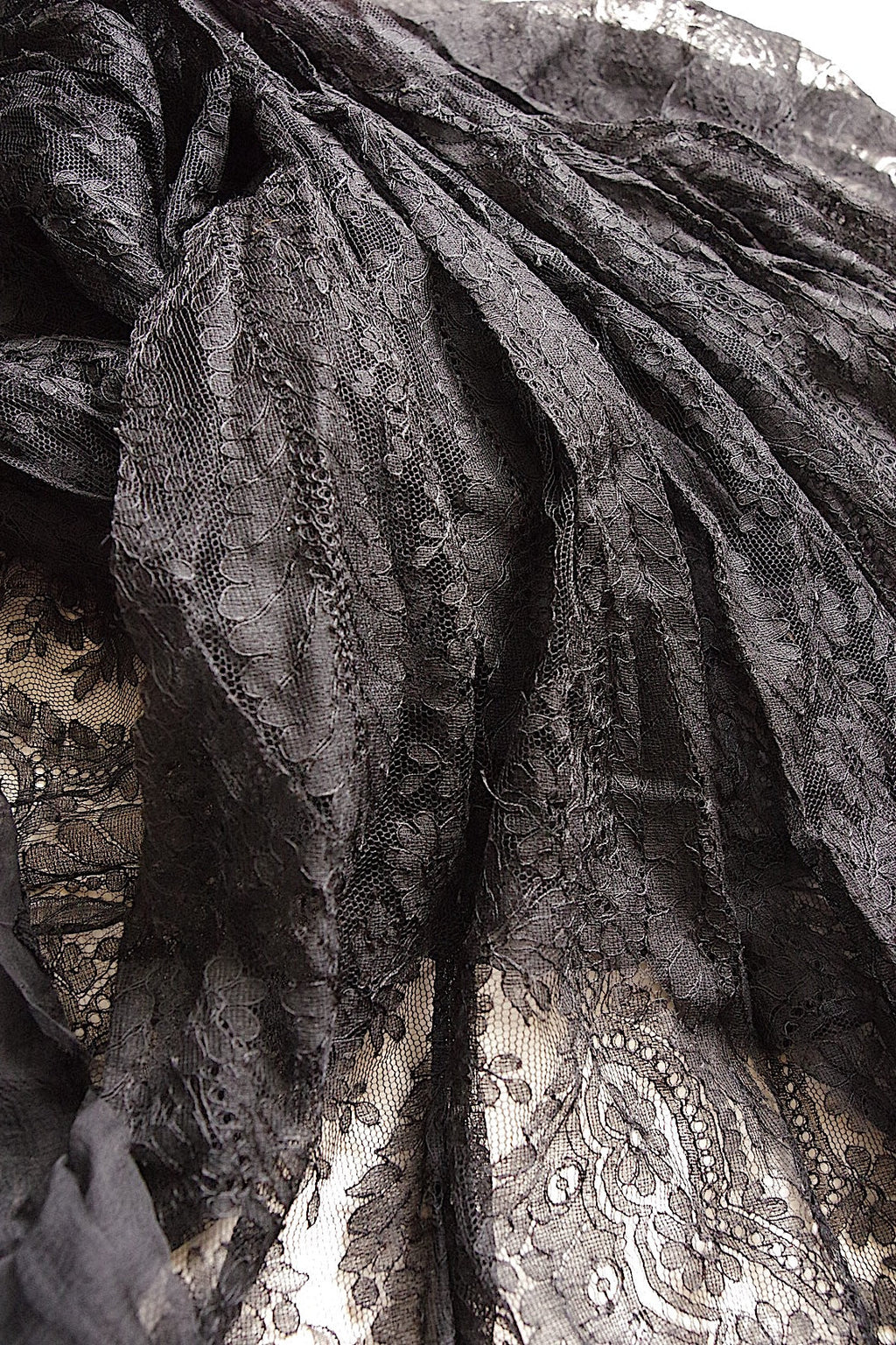 アンティークレーススカート　vêtement antique 素材用 .FR a l'epoque