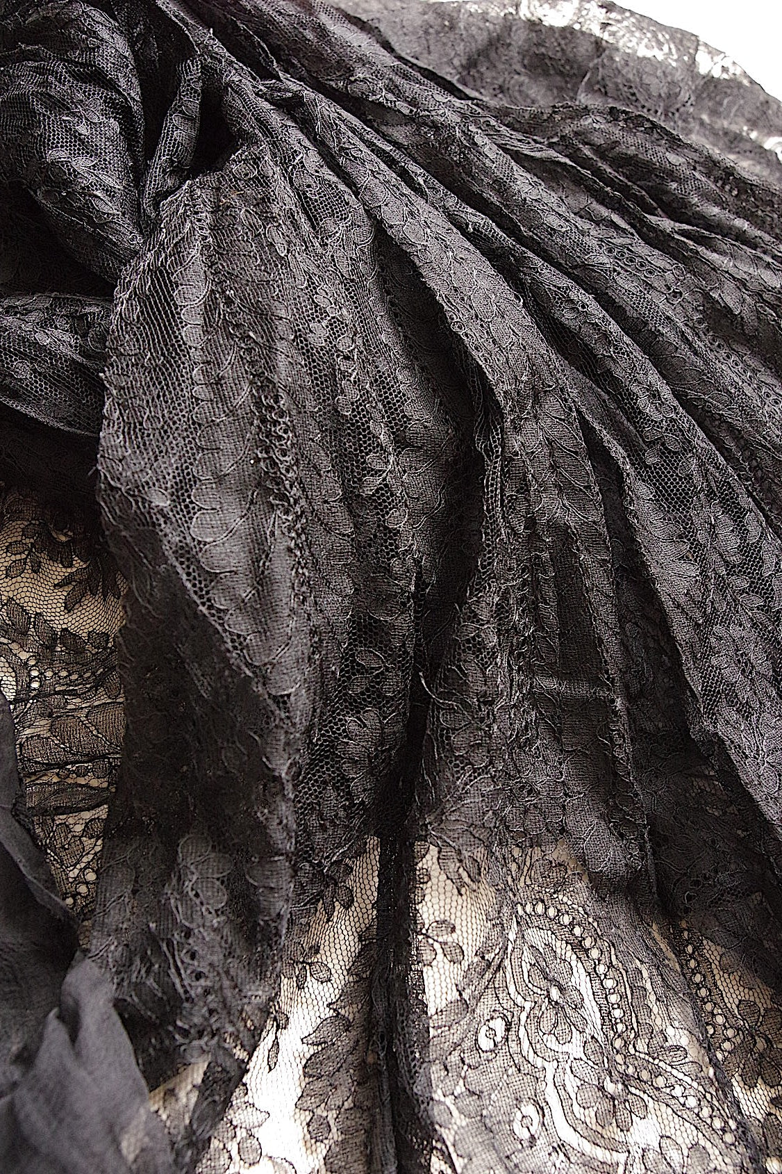 アンティークレーススカート　vêtement antique 素材用 .FR a l'epoque