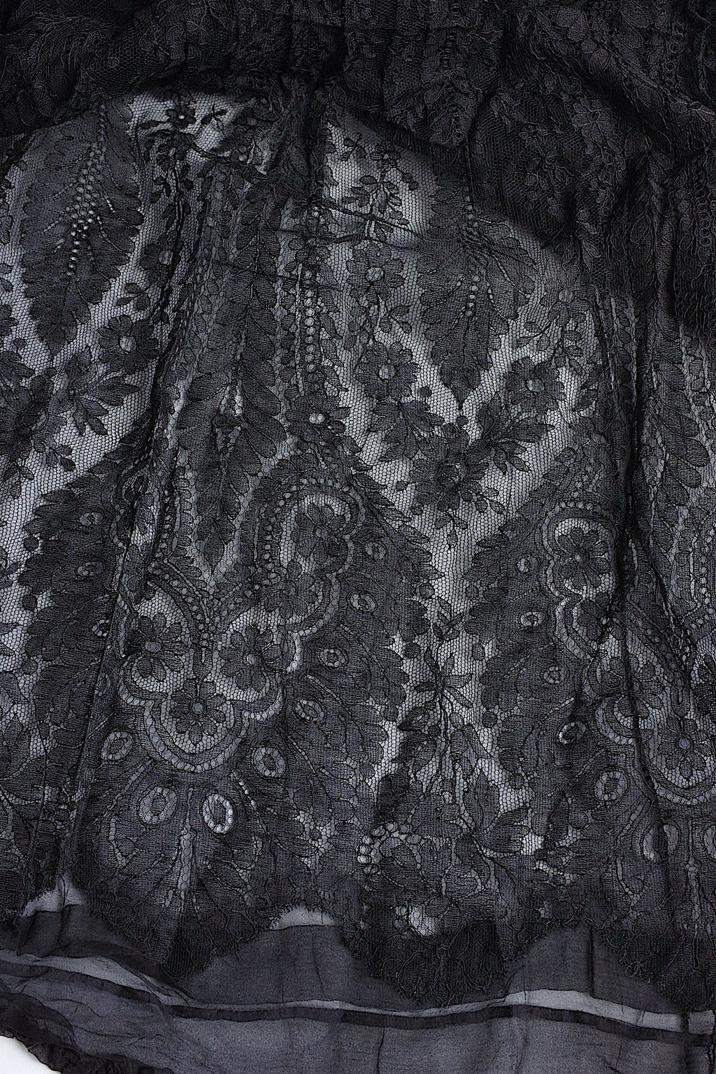 アンティークレーススカート　vêtement antique 素材用 .FR a l'epoque