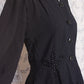 アンティークジャケット　vêtement antique black jacket .FR a l'epoque