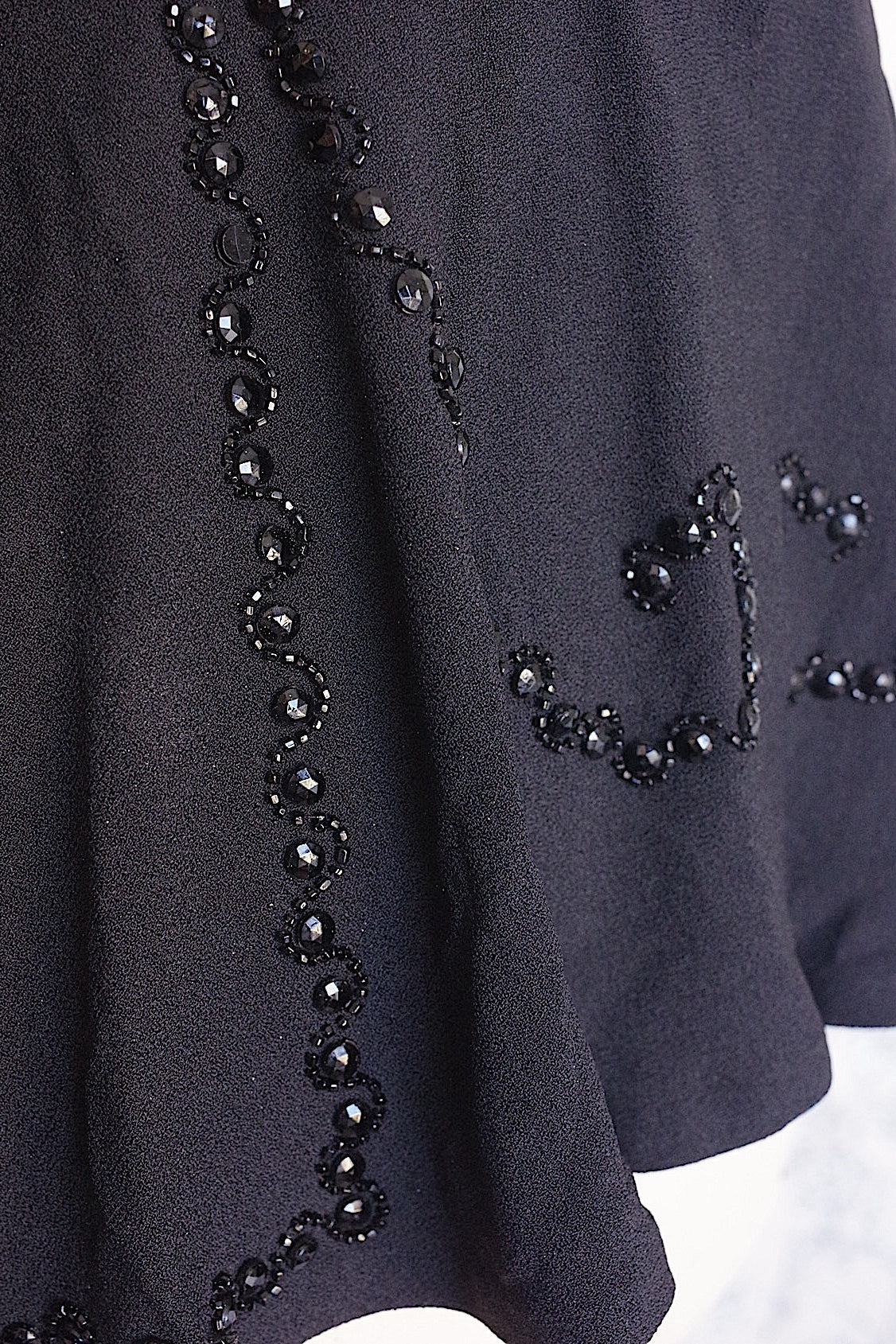 アンティークジャケット　vêtement antique black jacket .FR a l'epoque