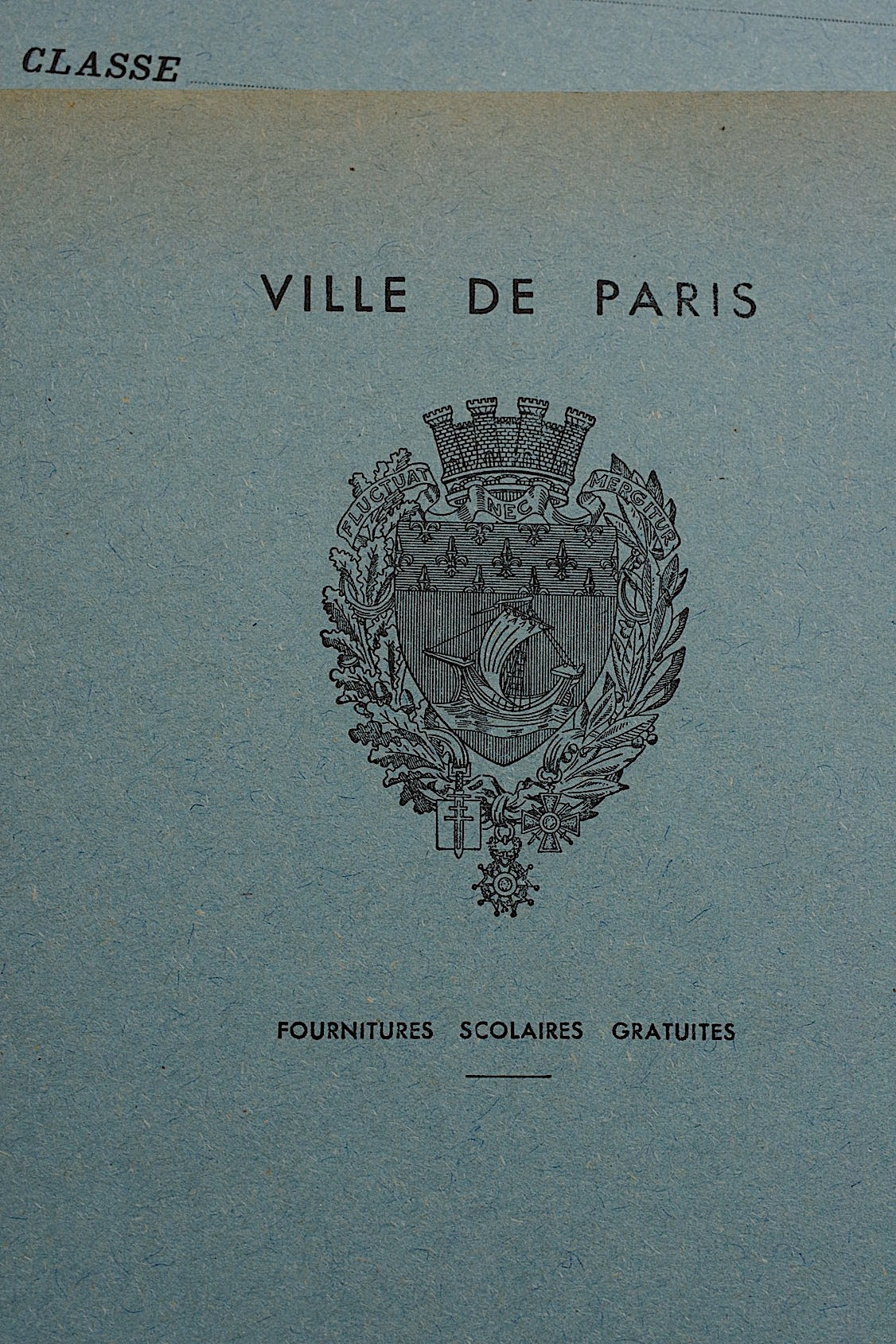 アンティークノート　cahier antique VILLE DE PARIS .FR a l'epoque