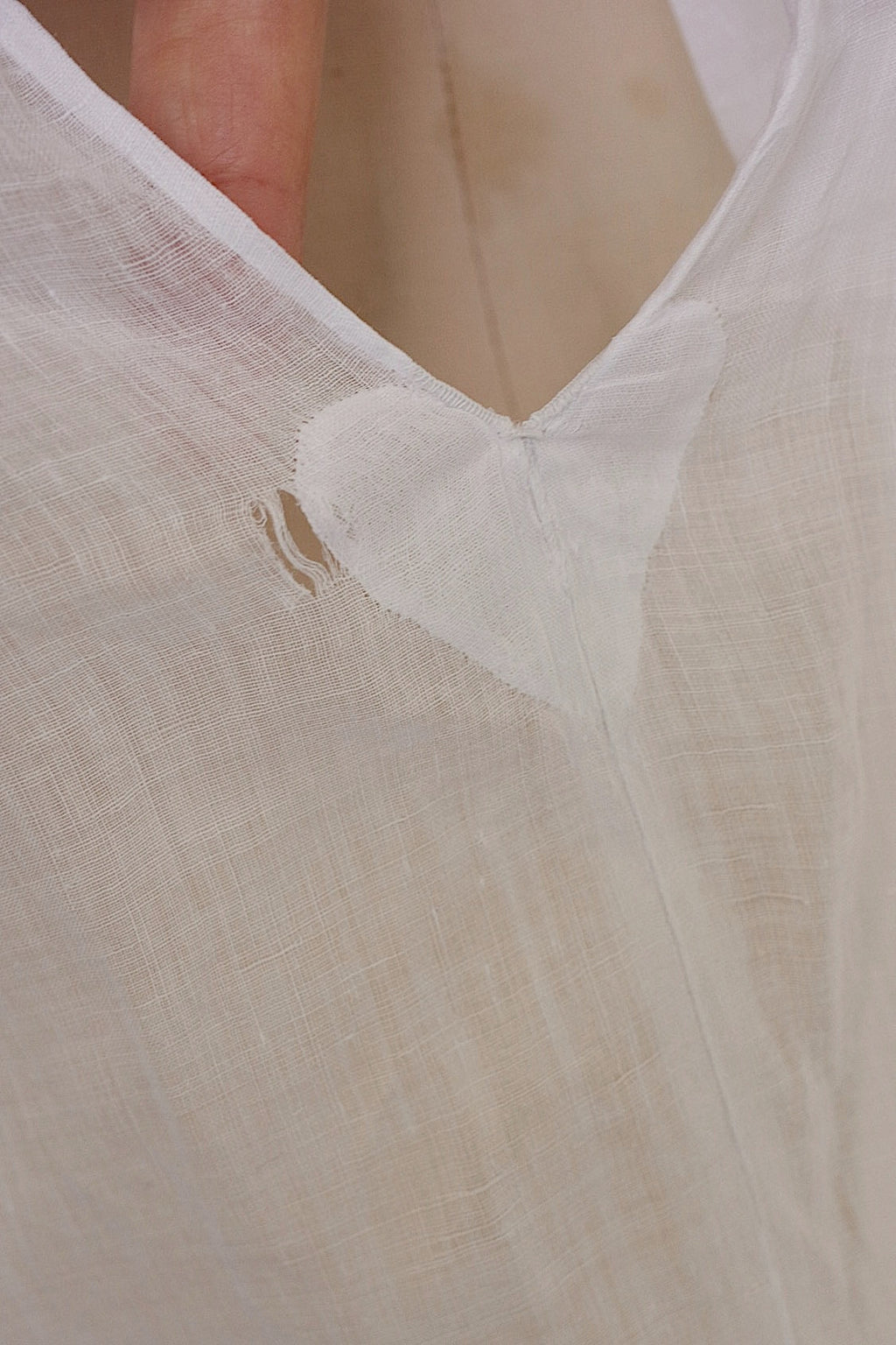 アンティーク教会チュニック　vêtement antique surplis Church Smock1 .FR a l'epoque