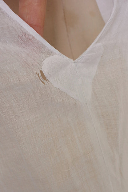 アンティーク教会チュニック　vêtement antique surplis Church Smock1 .FR a l'epoque