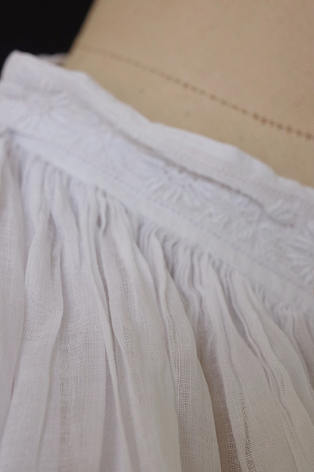 アンティーク教会チュニック　vêtement antique surplis Church Smock1 .FR a l'epoque