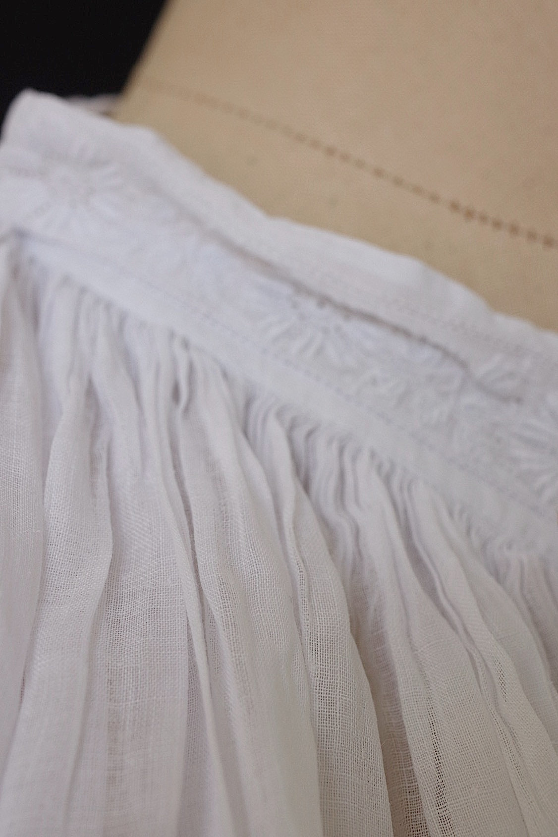 アンティーク教会チュニック　vêtement antique surplis Church Smock1 .FR a l'epoque