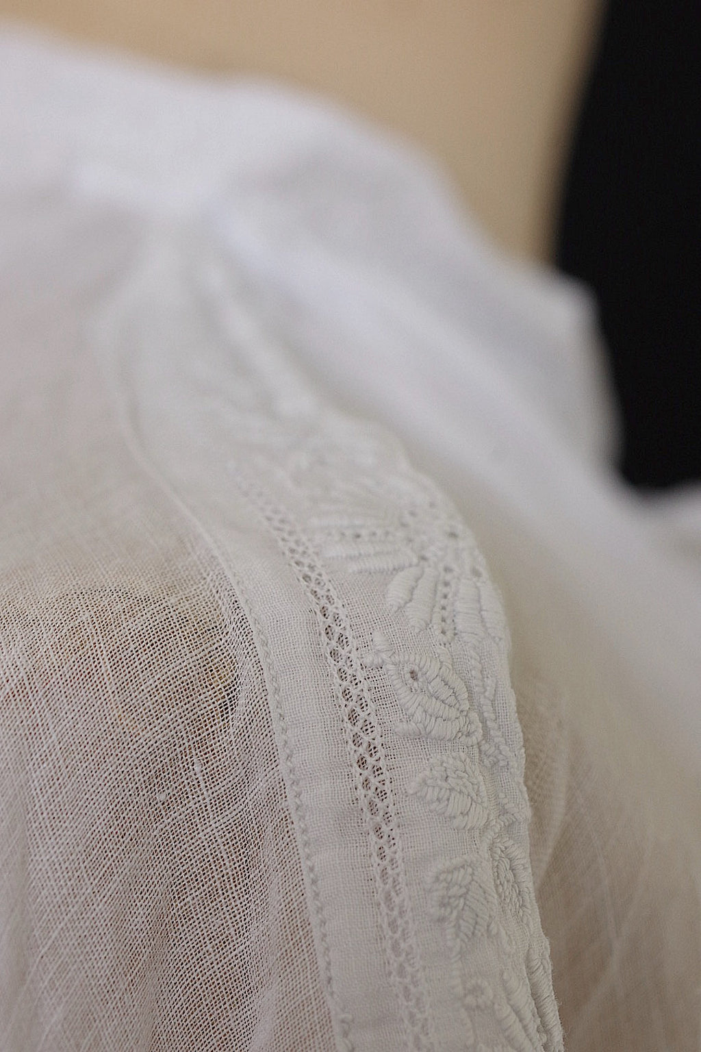 アンティーク教会チュニック　vêtement antique surplis Church Smock1 .FR a l'epoque