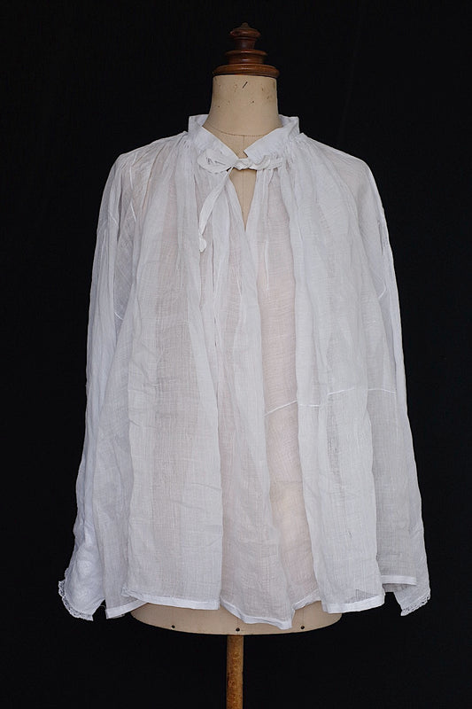 アンティーク教会チュニック　vêtement antique surplis Church Smock3 .FR a l'epoque