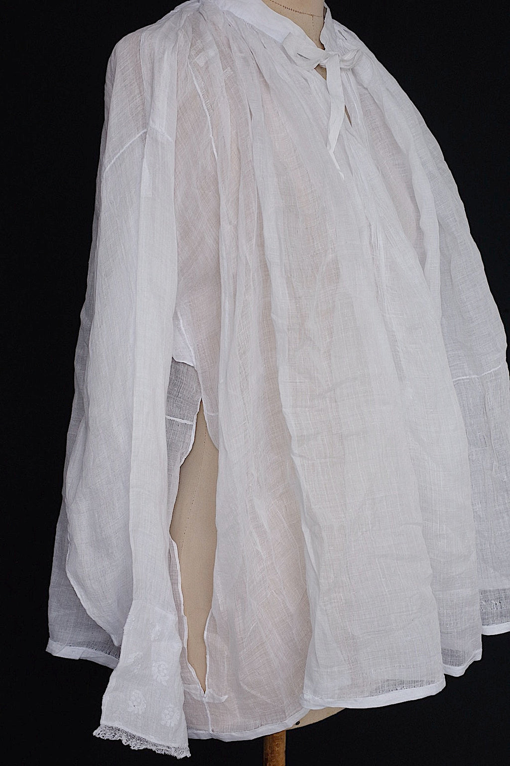 アンティーク教会チュニック　vêtement antique surplis Church Smock3 .FR a l'epoque