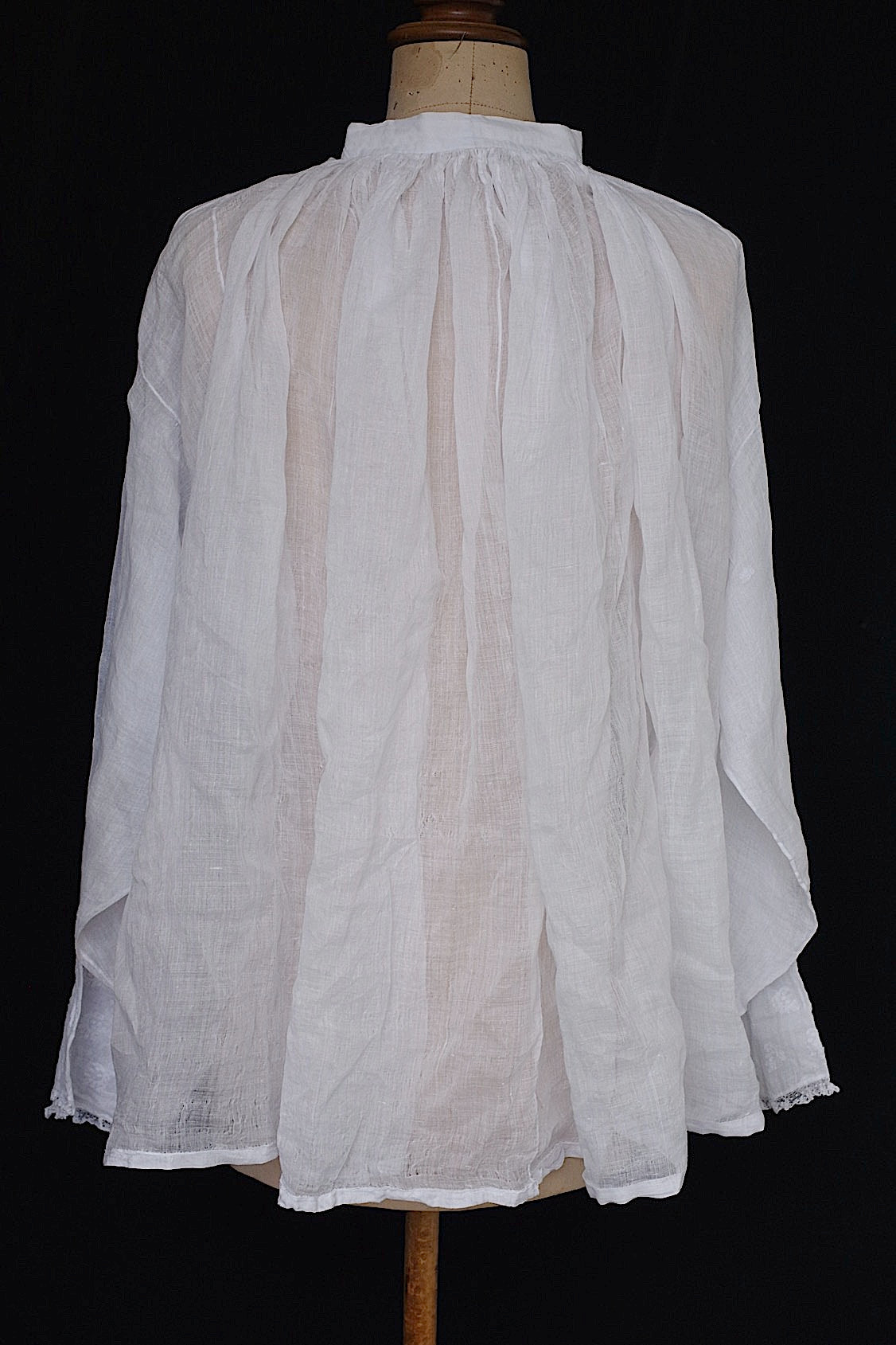 アンティーク教会チュニック　vêtement antique surplis Church Smock3 .FR a l'epoque