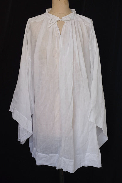 アンティーク教会チュニック　vêtement antique surplis Church Smock4 .FR a l'epoque