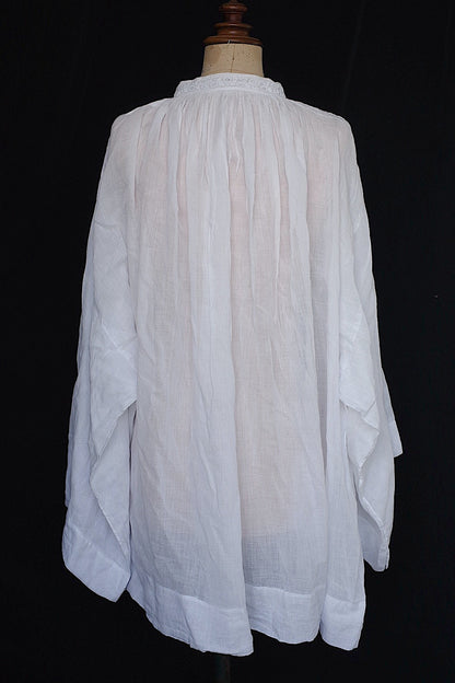 アンティーク教会チュニック　vêtement antique surplis Church Smock4 .FR a l'epoque