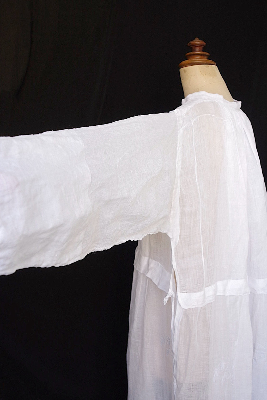 アンティーク教会チュニック　vêtement antique aube Church Smock5 .FR a l'epoque