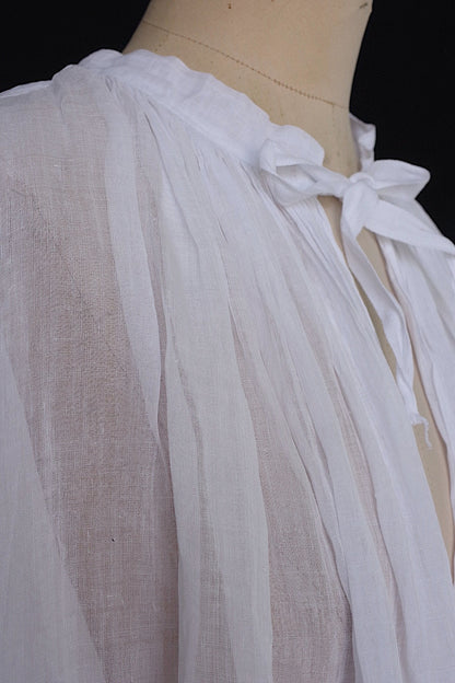 アンティーク教会チュニック　vêtement antique aube Church Smock5 .FR a l'epoque