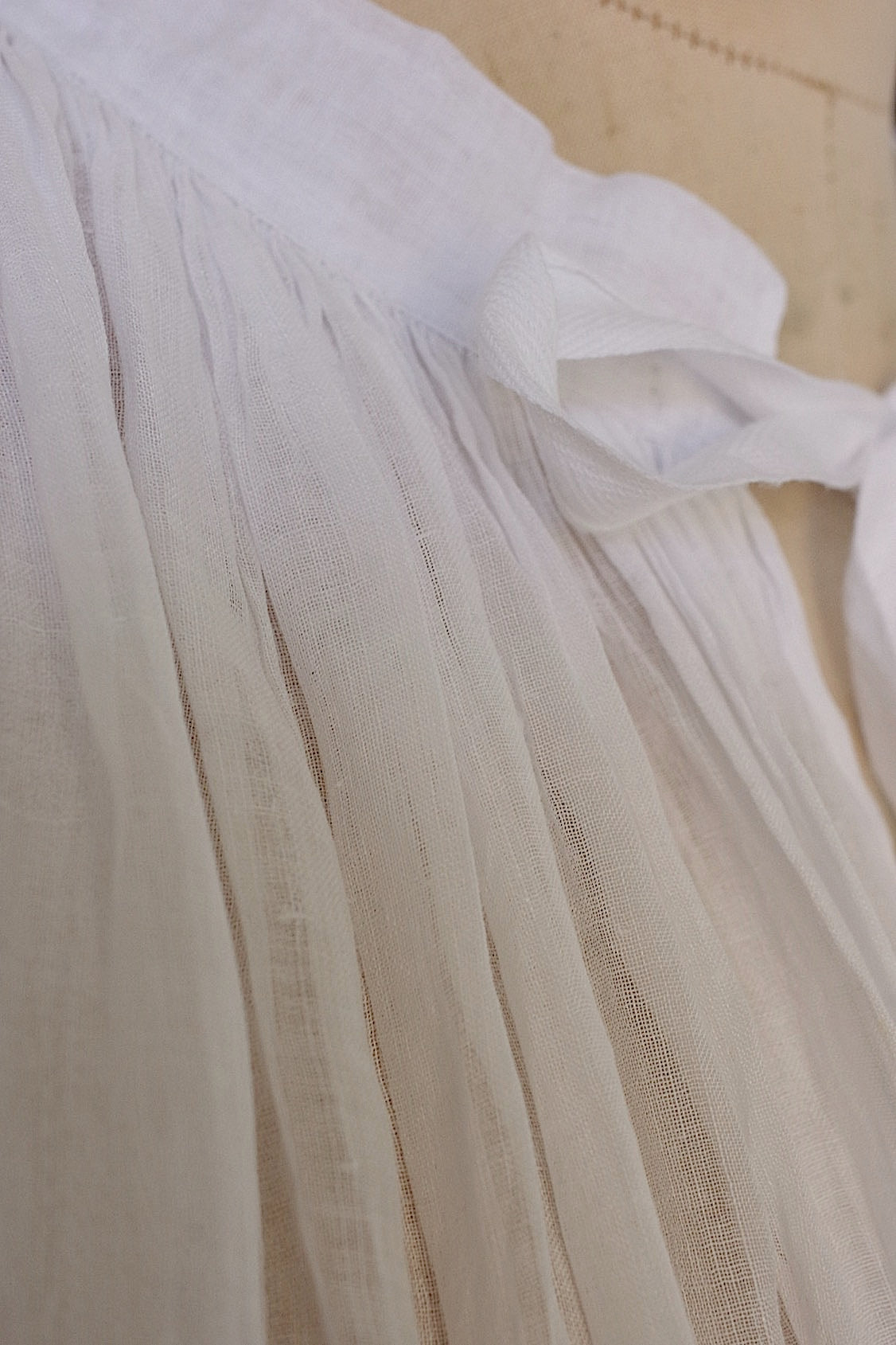 アンティーク教会チュニック　vêtement antique aube Church Smock5 .FR a l'epoque