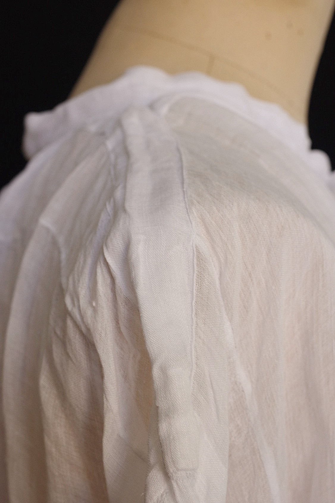 アンティーク教会チュニック　vêtement antique aube Church Smock5 .FR a l'epoque