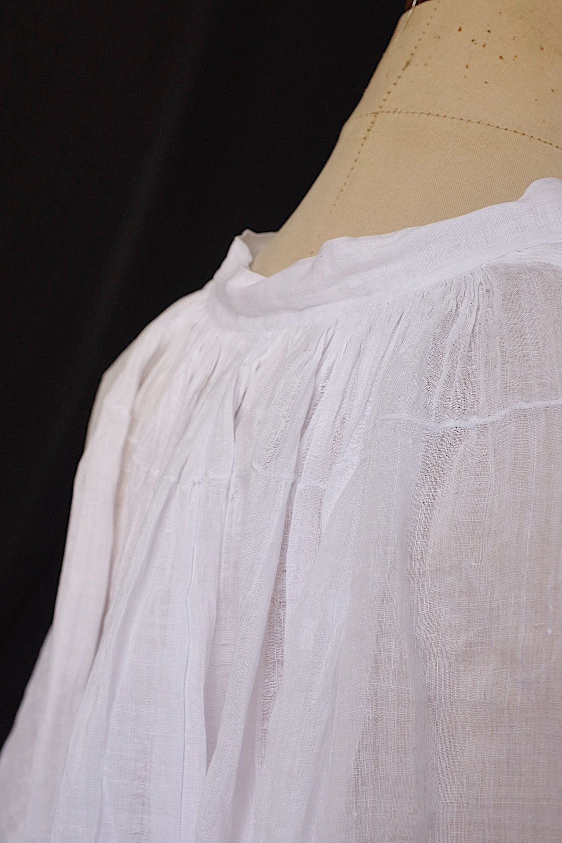 アンティーク教会チュニック　vêtement antique aube Church Smock5 (Copy) .FR a l'epoque