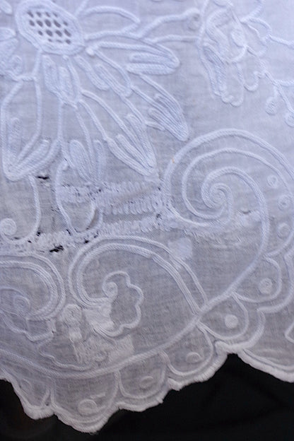 アンティーク教会チュニック　vêtement antique aube Church Smock5 .FR a l'epoque