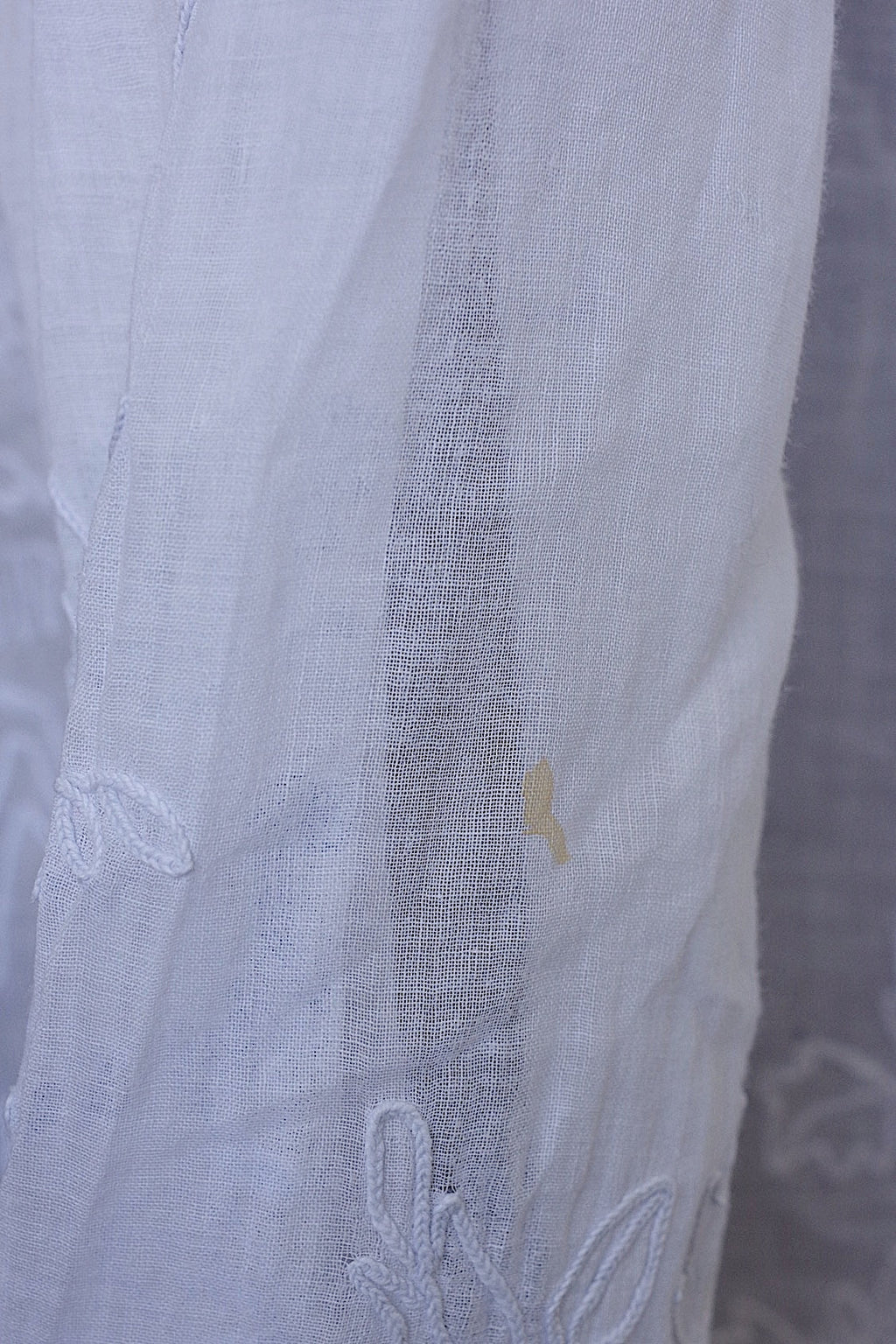 アンティーク教会チュニック　vêtement antique aube Church Smock5 .FR a l'epoque