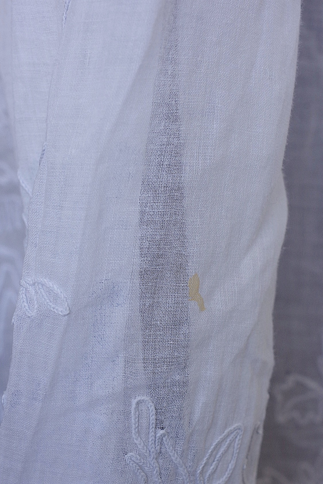 アンティーク教会チュニック　vêtement antique aube Church Smock5 .FR a l'epoque