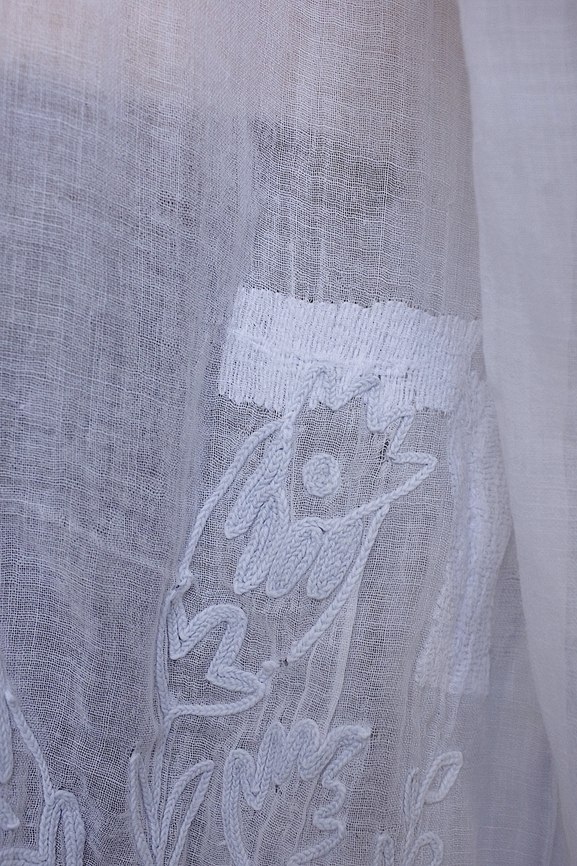 アンティーク教会チュニック　vêtement antique aube Church Smock5 .FR a l'epoque