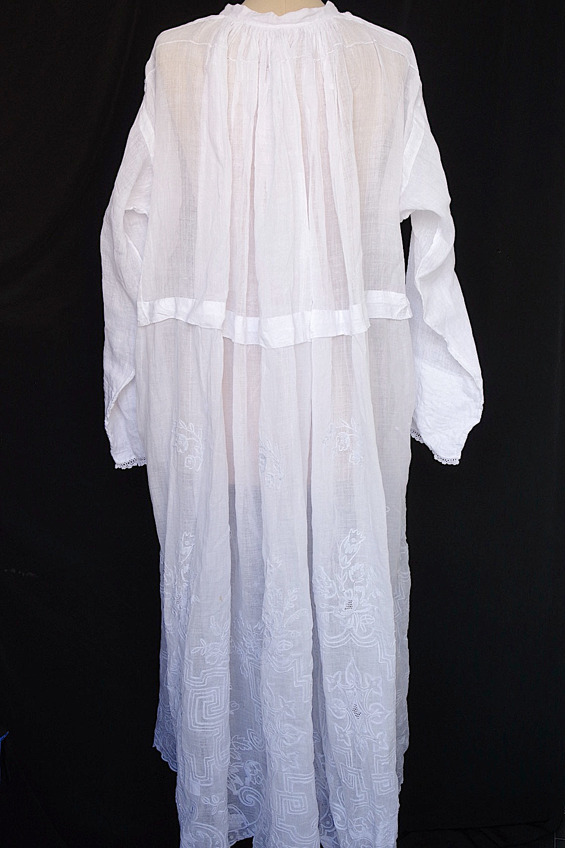 アンティーク教会チュニック　vêtement antique aube Church Smock5 (Copy) .FR a l'epoque