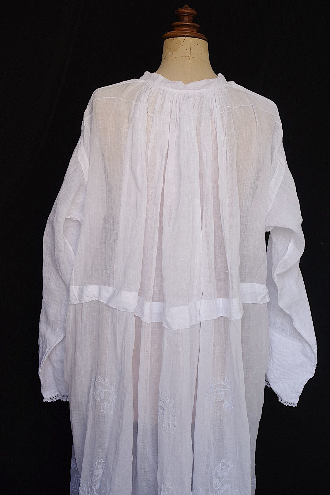 アンティーク教会チュニック　vêtement antique aube Church Smock5 (Copy) .FR a l'epoque