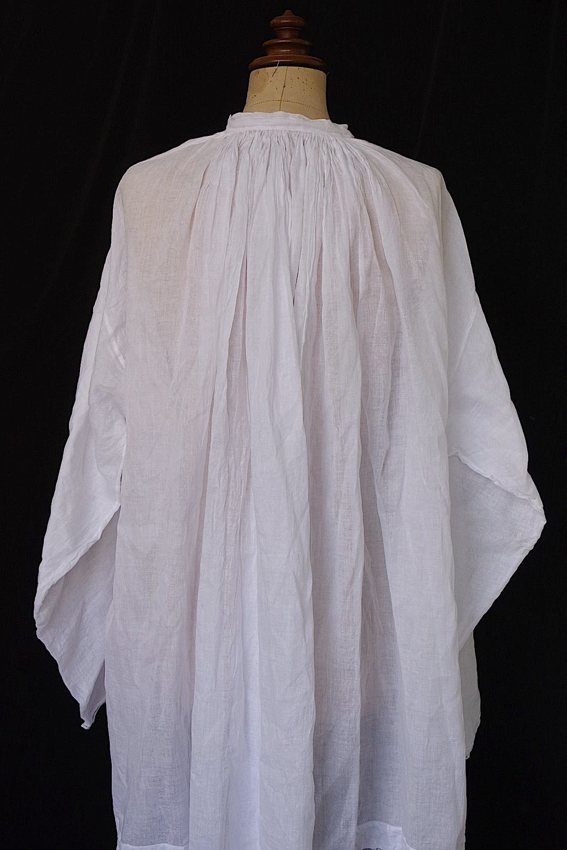 アンティーク教会チュニック　vêtement antique aube Church Smock6 .FR a l'epoque