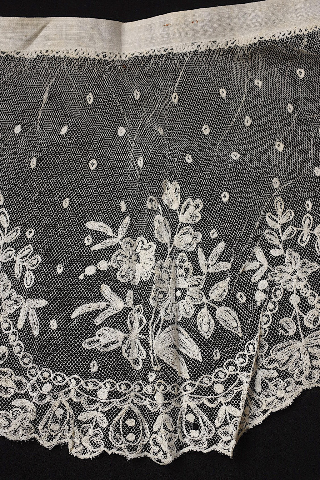 アンティークレース dentelle antique bas d'aube 177cm .FR a l'epoque