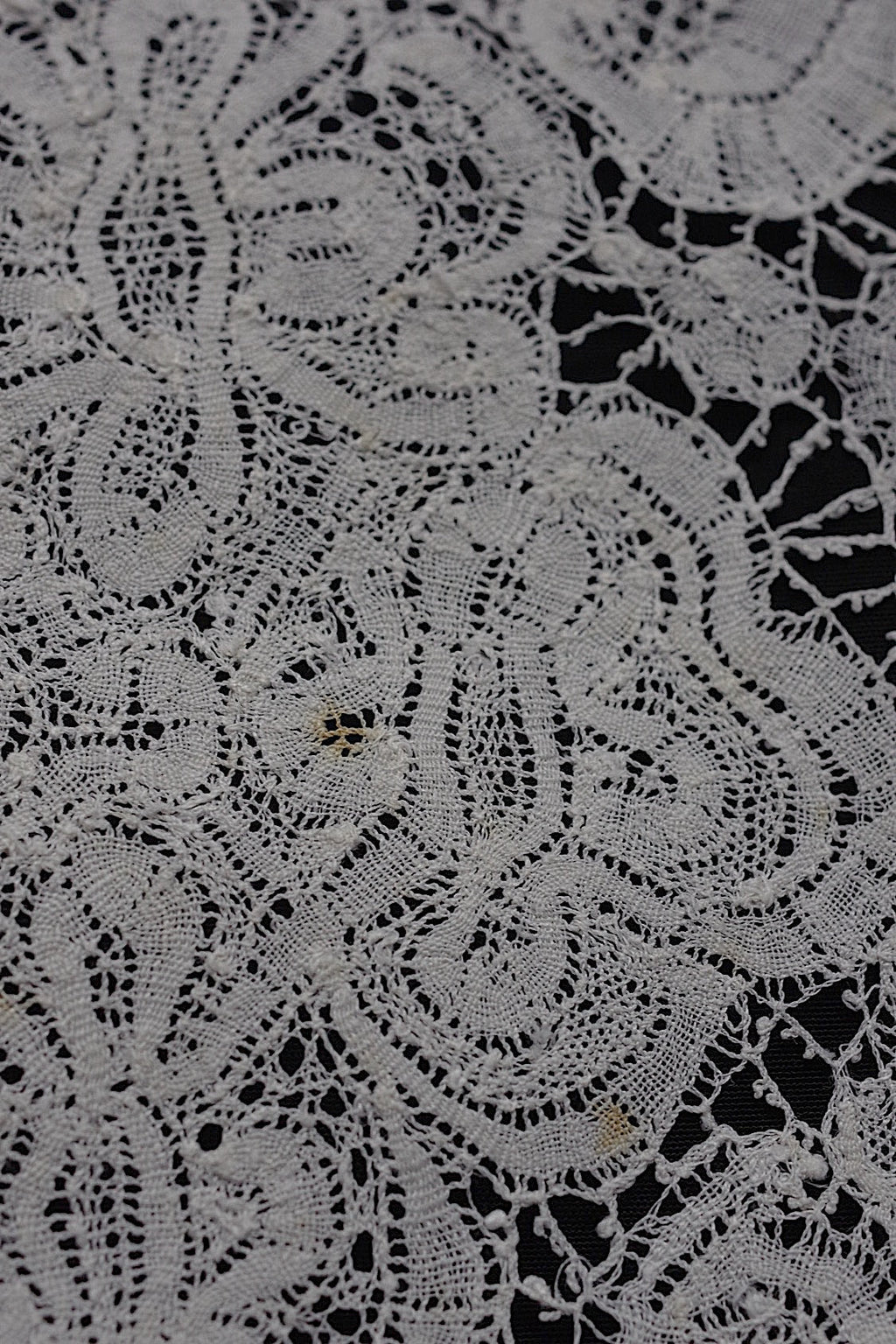 アンティークレース　dentelle antique　デュシェス　360cm .FR a l'epoque