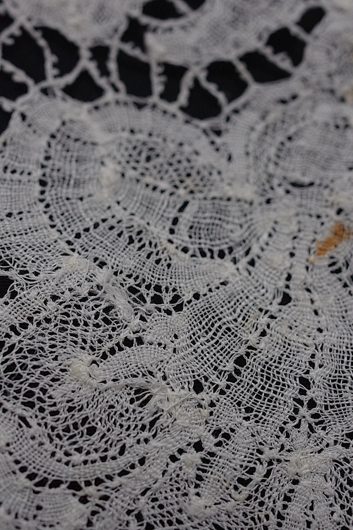 アンティークレース　dentelle antique　デュシェス　360cm .FR a l'epoque