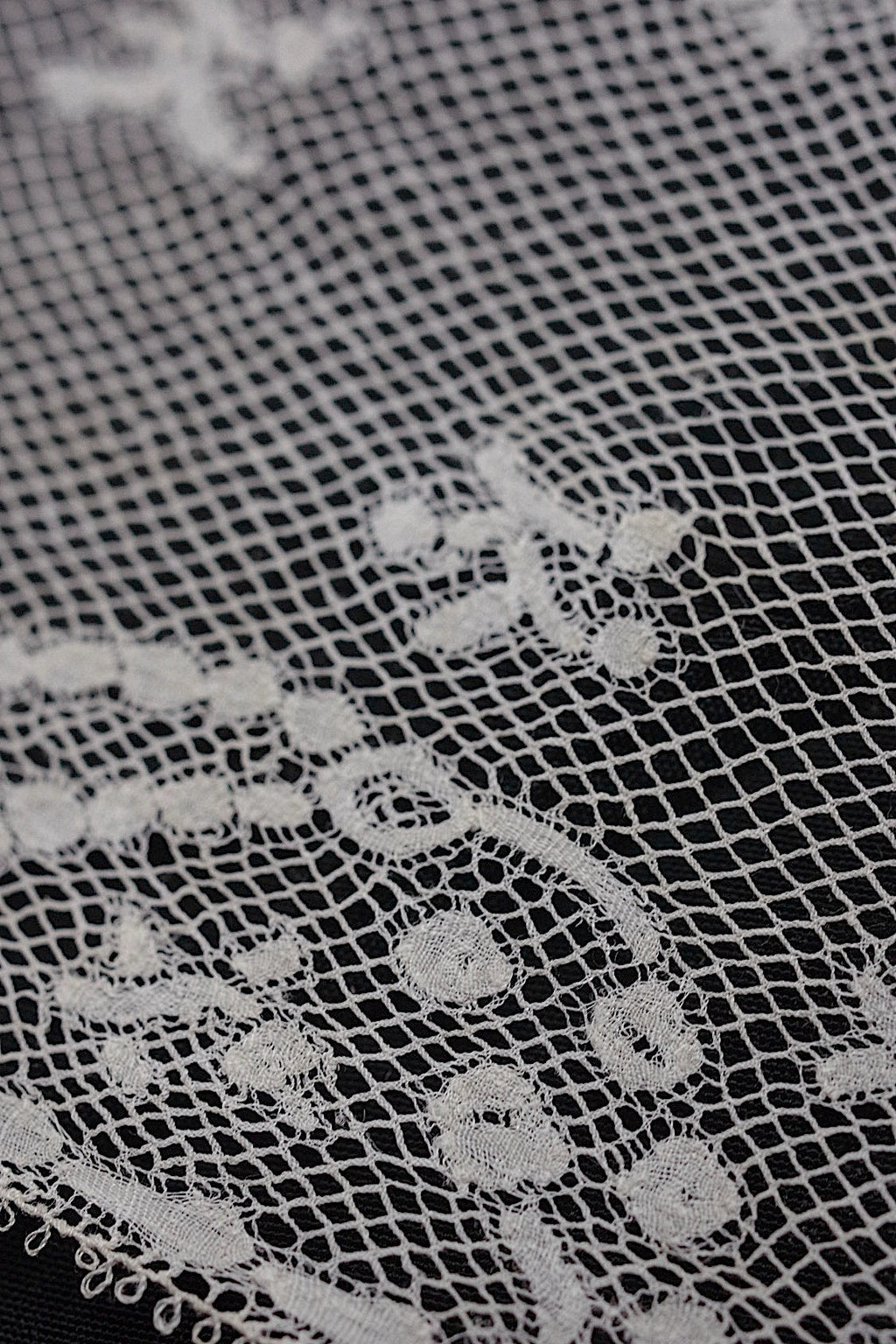 アンティークレース　dentelle antique 350cm ヴァランシエンヌ .FR a l'epoque